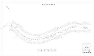 ３Ｄトレースによる地形図の作成