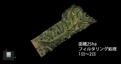 樹木フィルタリング後（グラウンドデータ）