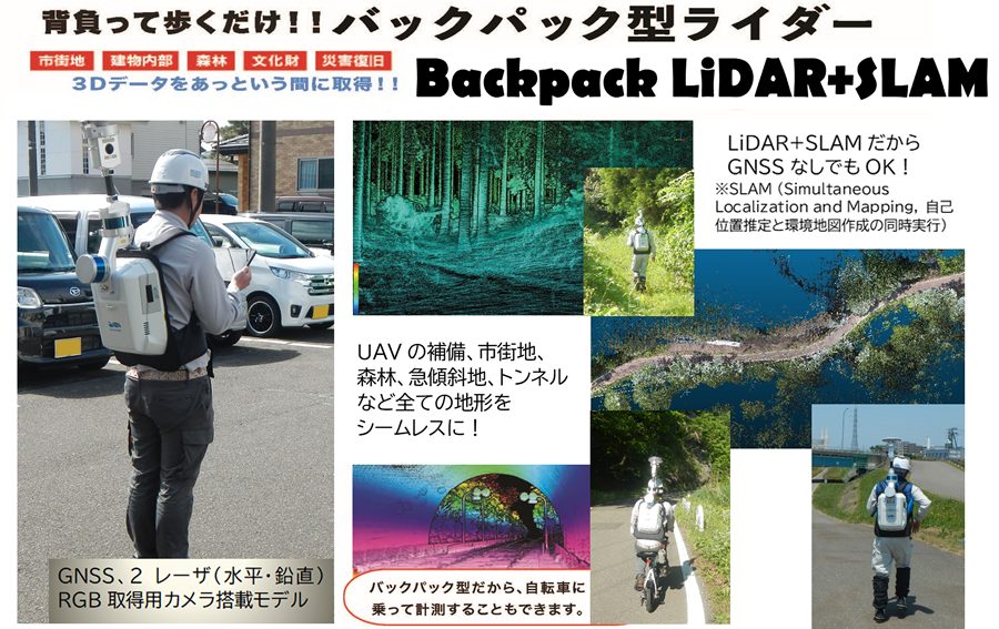 背負って歩くだけ!!　バックパック型ライダー